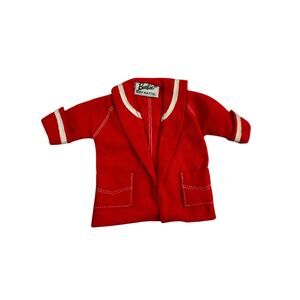 Vintage 1959–62 Barbie Resort Set #963 Red Jacket w/ White Trim